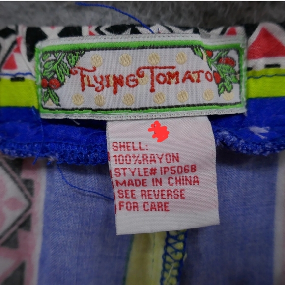 Flying Tomato wide leg pants Size Small - Picture 3 of 4